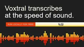 Voxtral Mini 4B Real-Time: транскрипция без задержки — полная локальная демонстрация.