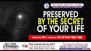 Rev. Chris Christian | PRESERVED BY THE SECRETS OF YOUR LIFE