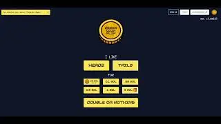 Degen Coin Flip - Solana Games - Turning 2 SOL into 4 SOL - January 1, 2022