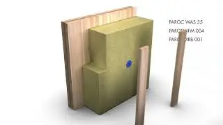 Installation av PAROC Klimatskiva ZERO med PAROC ZEROfix p&aring; b&auml;rande stomme av tr&auml;