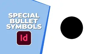 How to Insert Special Bullet Symbols Character in indesign