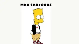 BART SIMPSON Hypebeast Speed Art!! Adobe Draw 2017