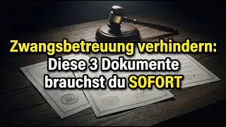 Zwangsbetreuung verhindern: Diese 3 Dokumente brauchst du SOFORT