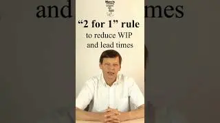 2-for-1 Rule to reduce Work In Progress