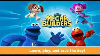 Mecha Builders STEM App Playthrough|| Sesame Street || Preschool Game|| mecha builders show and game