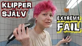 Klipper håret själv hemma | Extreme fail | Rena skräckfilmen för frisörer! 😂