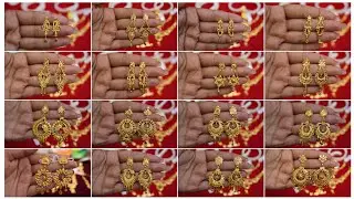 Gold earrings design new model 2026//latest daily wear gold earrings/sonar kanbala kaner dull design