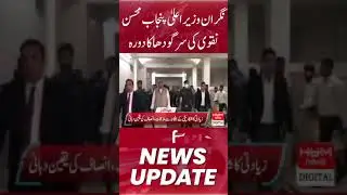 Caretaker Chief Minister Punjab Mohsin Naqvi's visit to Sargodha