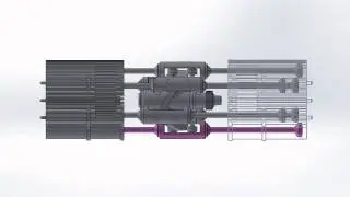 Axial Vector Engine 12 Cylinder Engine Concept