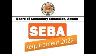 SEBA | REQUIREMENT 2022 | 10TH & 12TH PASS | LATEST GOVT. JOBS |