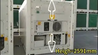 Chill Anywhere: 20ft Reefer Container with Powerful Daikin Zestia Cooler!