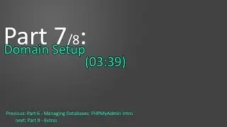 FREE SITE HOSTING: Part 7 - Domain Setup