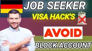 How To Avoid Block Account for Germany Job Seeker Visa | Job Seekers visa from Pakistan
