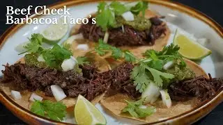Juicy Homemade Beef Cheek Barbacoa Taco's With Salsa Verde | Slow Cooked Beef Cheek Barbacoa Taco's