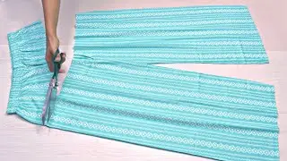 Awesome Idea From Old Plazo ll Recycle Idea From Old Plazo ll Sori Fashion