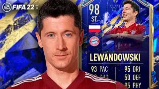 &iexcl;SE ROMPI&Oacute; EL JUEGO CON ESTA CARTA! 98 Robert LEWANDOWSKI TOTY PLAYER REVIEW FIFA 22 ULTIMATE TEAM