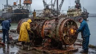 The Rhythm Returns: Witnessing the First Start Massive Diesel Engine Revival