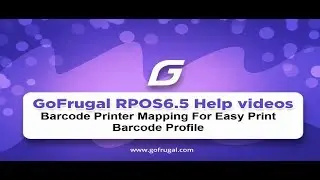 Barcode Printer mapping for Barcode print profile in Easy print