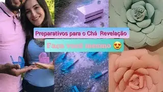 Decoração de Chá revelação / chá de fralda, O que comprei, Quanto gastei!