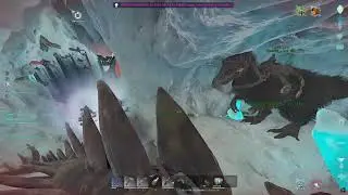 ARK OFFICIAL SMALL TRIBES PVP | RAIDING ICE CAVE