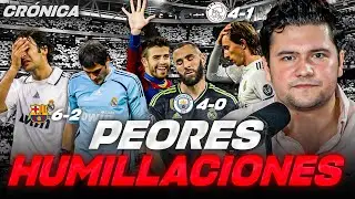 LAS MAYORES DERROTAS Y HUMILLACIONES DEL REAL MADRID // (BARCELONA, ARSENAL, DORTMUND y más...)