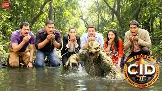 जंगल में तालाब से पानी पी रही प्यासी CID टीम पर राक्षसी मगरमच्छ ने किए हमला || CID || New Episode 