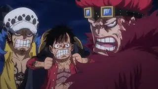 Trafalgar Law offended by Luffy and bullied by Kid [Worst Generation squabble - One Piece]