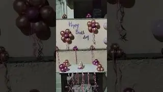 How to make this Balloon arch balloon decoration ideas💡#shorts #balloon #balloonarch #birthday #diy