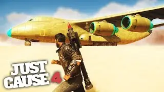 BIGGEST PLANE IN JUST CAUSE 4 MADNESS! - Just Cause 4 Stunts & Fun!