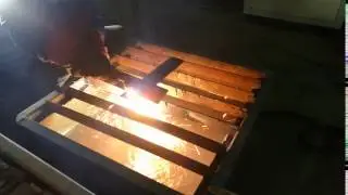 LG100 plasma cutter cut carbon steel