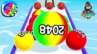 BAll run 3d number Ball Run 2048  Gameplay Walkthrough Part 1 Tutorial Levels 126-131 (iOS, Android)