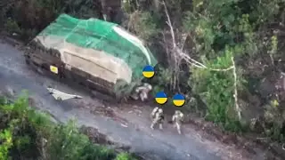 Засада в Плещеевке &ndash; украинские войска и техника уничтожены