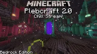 🔴LIVE! Building the Ultimate Nether Hub🌋| Chill Builds & Material Gathering🔥