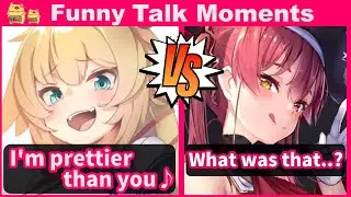 【Hololive/Eng sub】 haachama & marine funny talk moments / for overseas fan【Haachama/akaihaato】