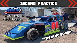 Beckley Motor Speedway | Second Practice - Chris Proctor In-Car GoPro (4/14/24)