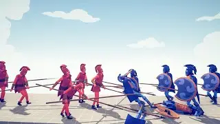 Sarissa vs Hoplite  - Totally Accurate Battle Simulator TABS