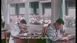 Rare footage of a Chinese art studio in 1950s - woodblock printing workshop