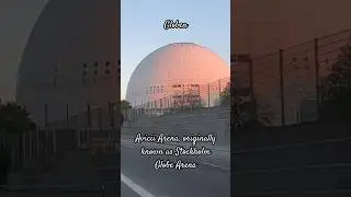 Stockholm Globe Arena || Globen #stockholm #sweden #placestovisit