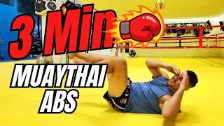 Best Muaythai Abs Workout (3 min) | Abdos Muay Thai rapides