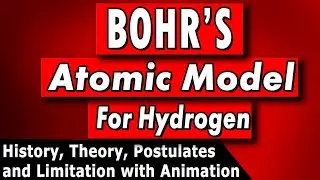 Chemistry Class 11 Bohr's Atomic Model explained in Hindi #chemistry