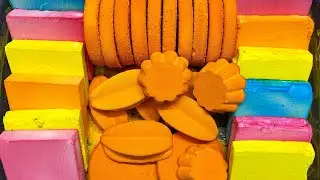 ASMR | DYED Gc | Yellow Orange Soft Reforms | Dusty Crumbly | Oddly Satisfying | Relax