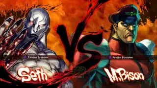 SSFIV AE Ver. 2012 - WaxinLyrical00 (Seth) vs andrewyama (M. Bison)