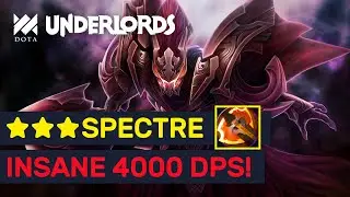 INSANE ★★★ Battle Fury Spectre! 4000 DPS Demon Brute Build! | Dota Underlords