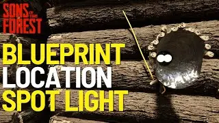 Spot Light Blueprint Location In Sons of the Forest 1.0 2024