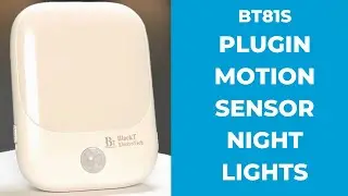 Best plugin night light with auto/on/off modes | BlackT BT81S Motion sensor night light for bedroom