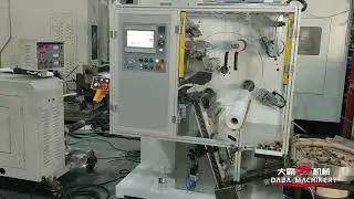 DBDG-4A Automatic 4 spindles turret rewinder with climbing feeding way