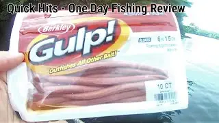 Quick Hits - Berkley Gulp! Floating Nightcrawler - One Day Fishing Review