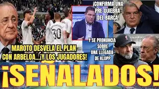 🚨BOMBAZO MAROTO | Destapa el plan Florentino con Arbeloa y los jugadores del R.Madrid 