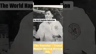 The Founder / Grandmaster Myung Kwang Sik 1940 - 2009. #hapkido #theWorldHapkidoFederation #legend