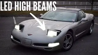 C5 CORVETTE LED HIGH BEAM INSTALL! *Boslla Bullet | DriveHub